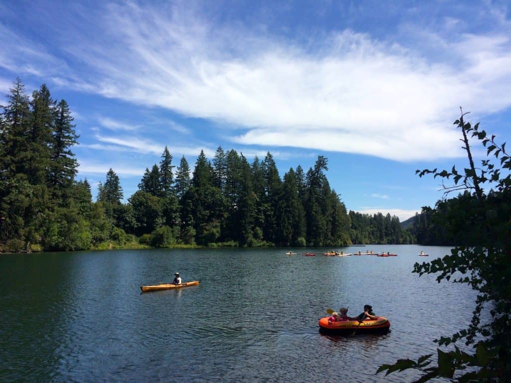 Camping at Milo McIver State Park in Oregon: Boating, camping, hiking, disc golf and much more! To & Fro Fam