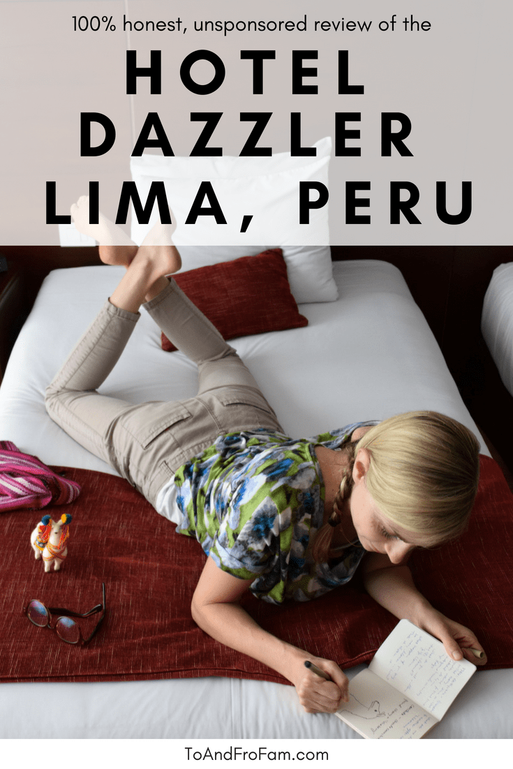 Wondering where to stay in Lima, Peru? I had a great experience at this Miraflores hotel. Read my unsponsored Hotel Dazzler Lima review for all the details you need to travel in Peru. To & Fro Fam