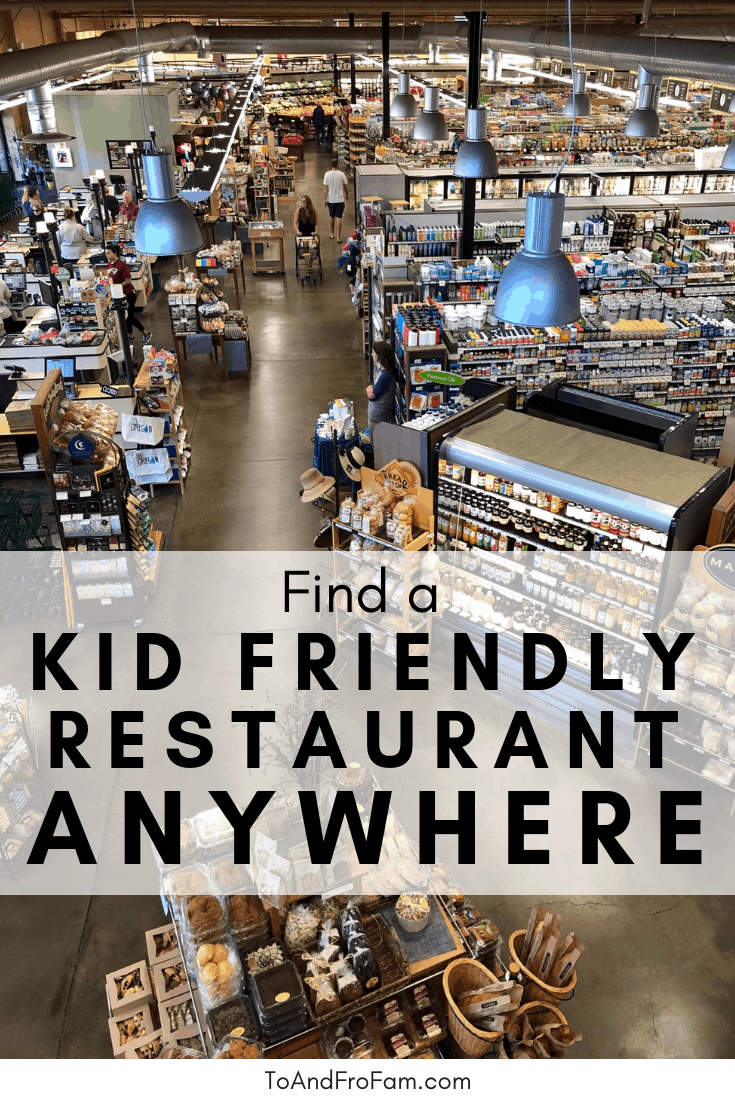 For family travel, you need to be able to find a kid friendly restaurant anywhere. Here's my never-fail trick to pick a place to eat when the family gets hangry on vacation! To & Fro Fam