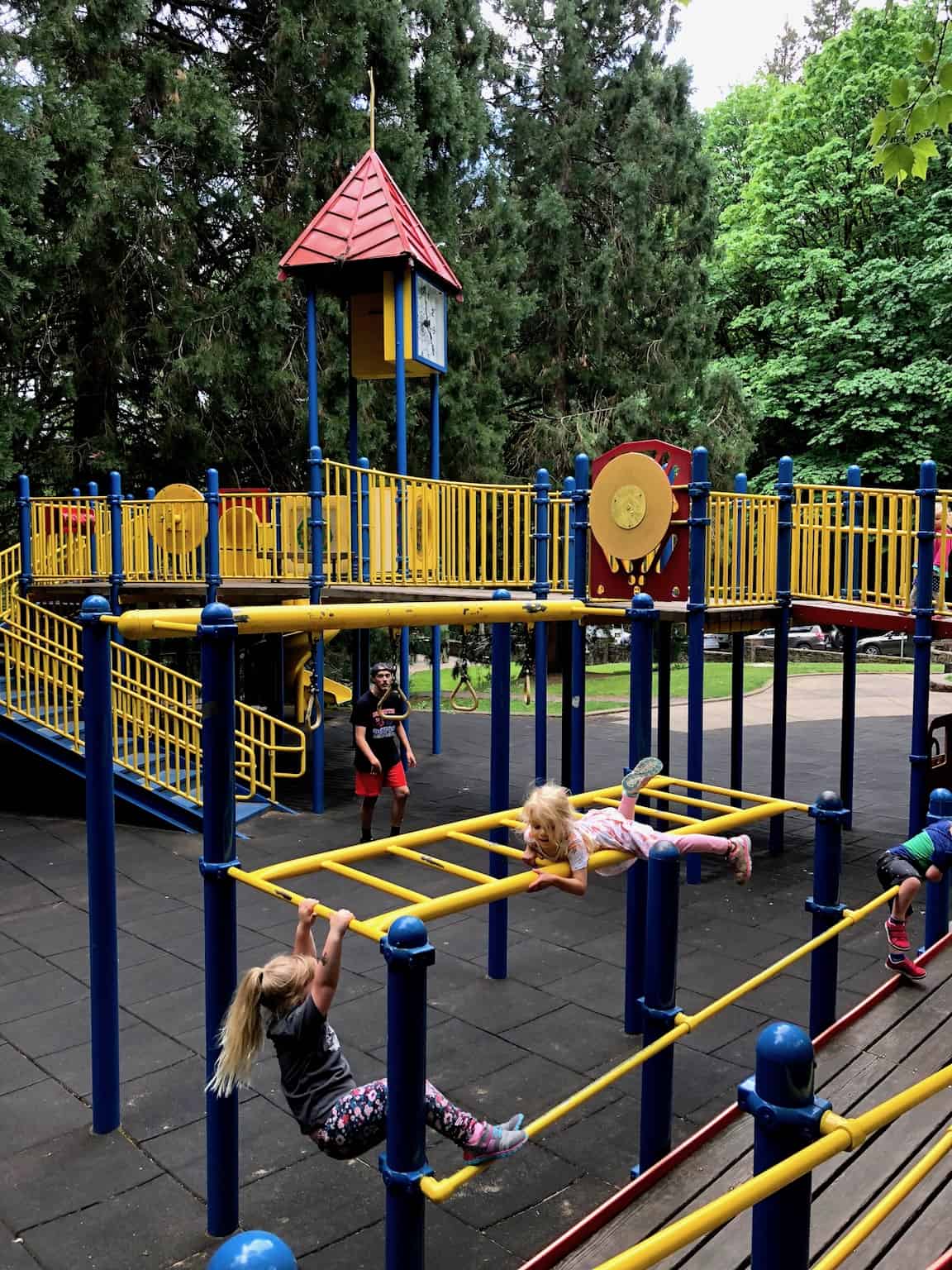 The most family-friendly spots in Portland, Oregon: Family vacations should include a playground, like this giant one in Portland's Washington Park! To & Fro Fam
