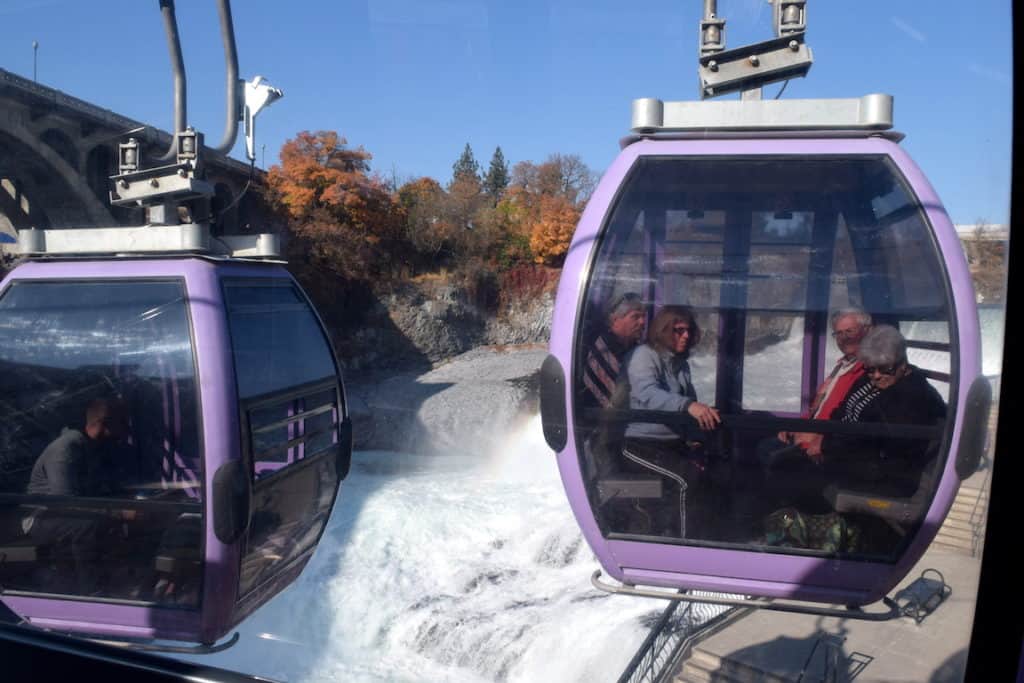 What to do in Spokane with kids: A half-day itinerary in Riverfront Park, including a sky gondola over Spokane Falls. Washington family travel // To & Fro Fam