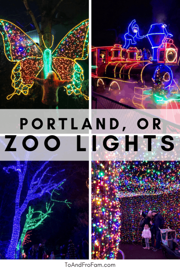 Portland ZooLights with kids at the Oregon Zoo Holidays in Portland, OR