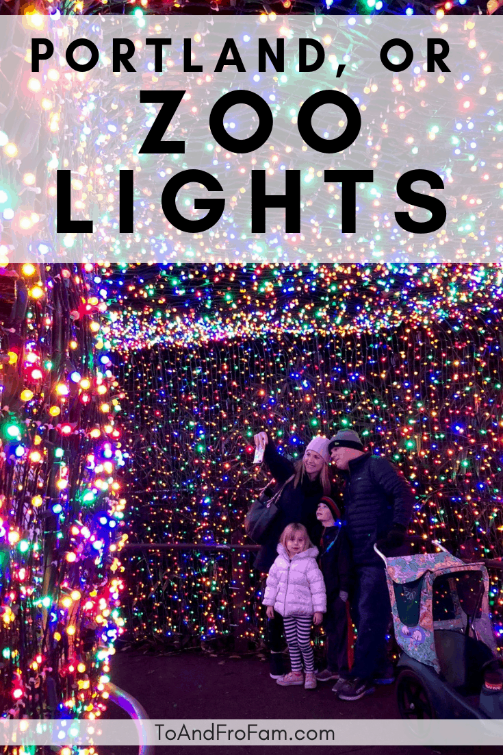 Portland ZooLights with kids at the Oregon Zoo Holidays in Portland, OR
