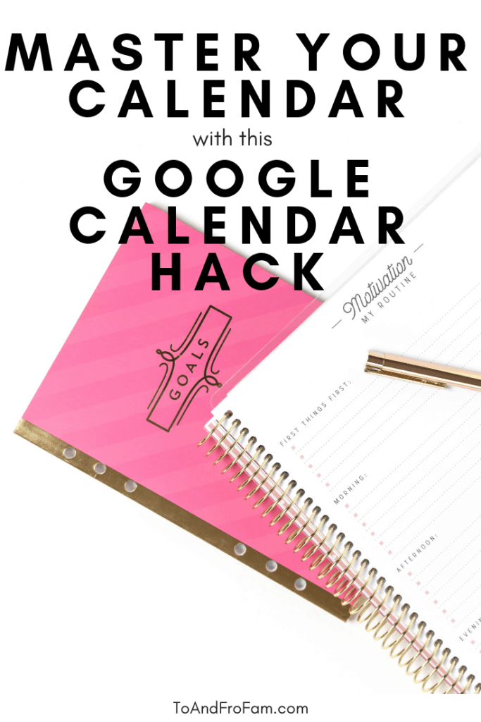 Tired of #fomo? Me too. That's how I came up with this genius Google calendar hack to organize your family calendar, plan a family vacation, and never forget about a kid's event again. To & Fro Fam