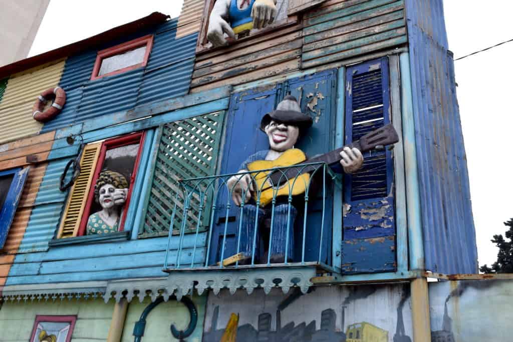 Street art in La Boca, Buenos Aires. There's more to this neighborhood than El Caminito and a tourist trap. To & Fro Fam
