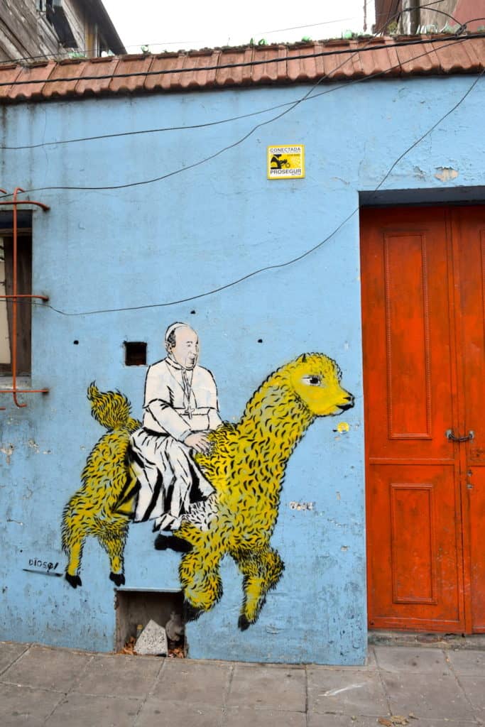Street art in La Boca, Buenos Aires, Argentina. To & Fro Fam