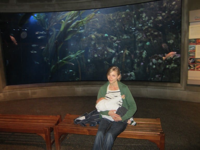Going to the Oregon Coast with kids? Visit the Oregon Coast Aquarium in Newport, OR—one must-do family-friendly (and breastfeeding-friendly!) activity on the Oregon Coast. To & Fro Fam