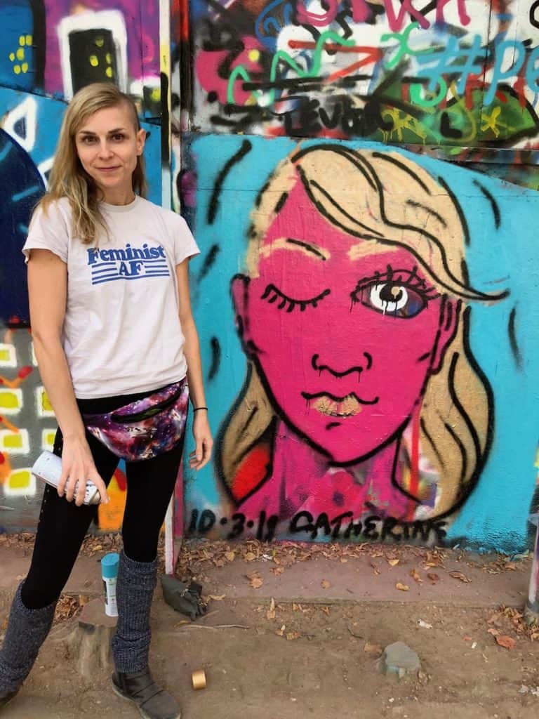 Looking for unusual things to do in Paris? Here's how to paint graffiti in Paris even if you're not an artist! / To & Fro Fam