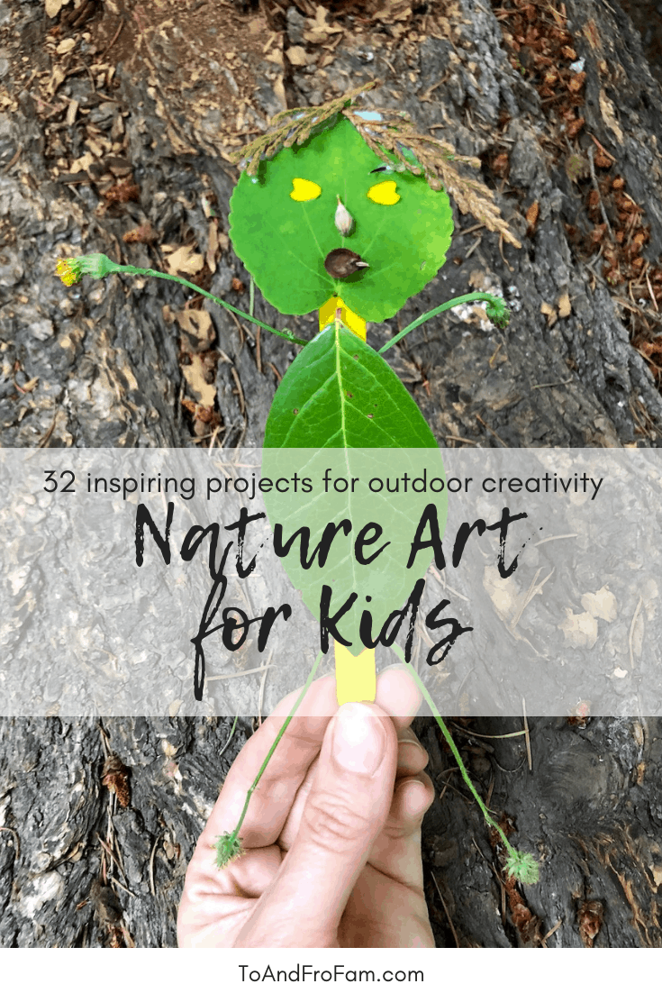 Get outside with your littles—and do some nature art! Do these family camping projects, or do them at home for fun outside activities for kids. To & Fro Fam