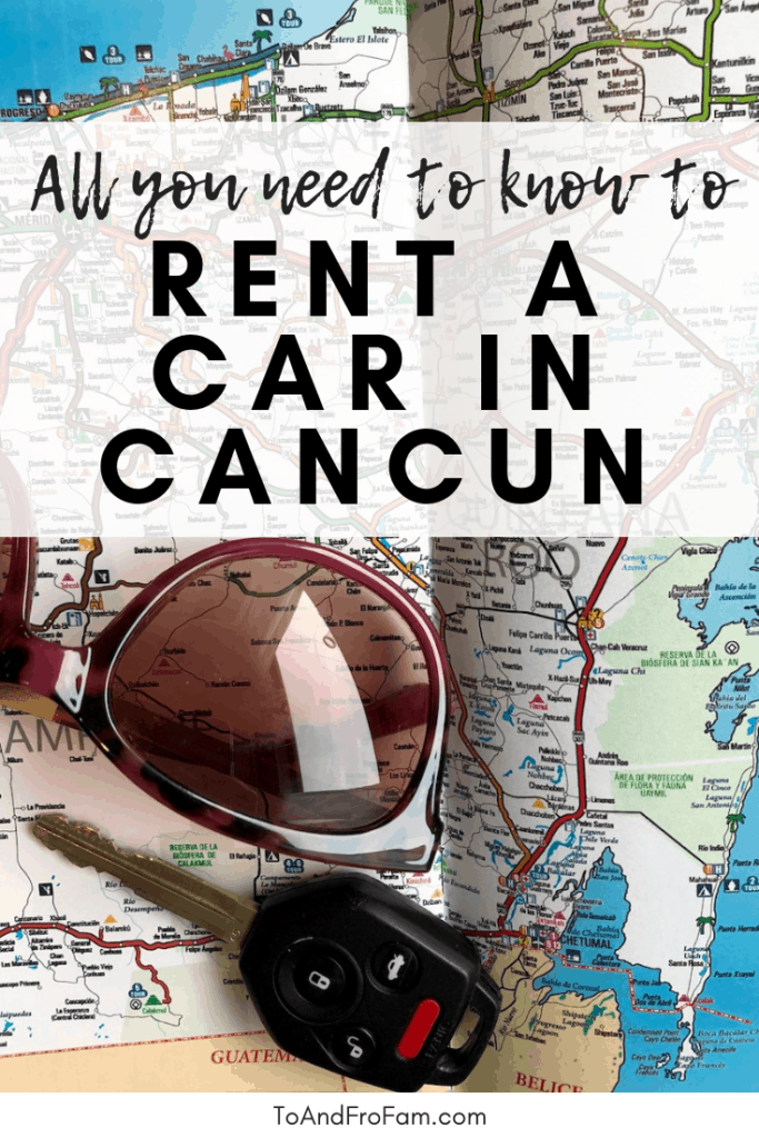 Rent a car in Cancun: 17 tips you need to know, plus Spanish vocab words to help you drive in Mexico. / To & Fro Fam