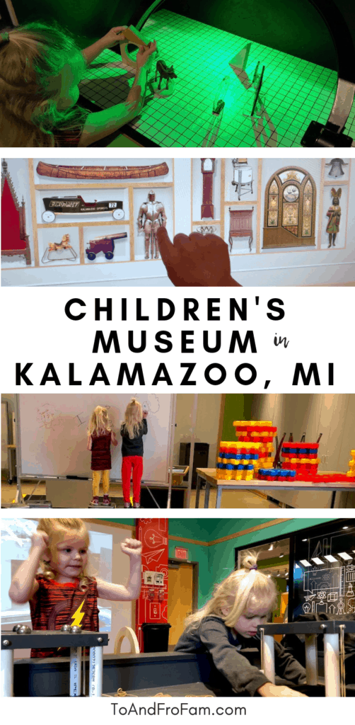 STEM education on Michigan family travel: FREE children's museum in Kalamazoo, MI. To & Fro Fam
