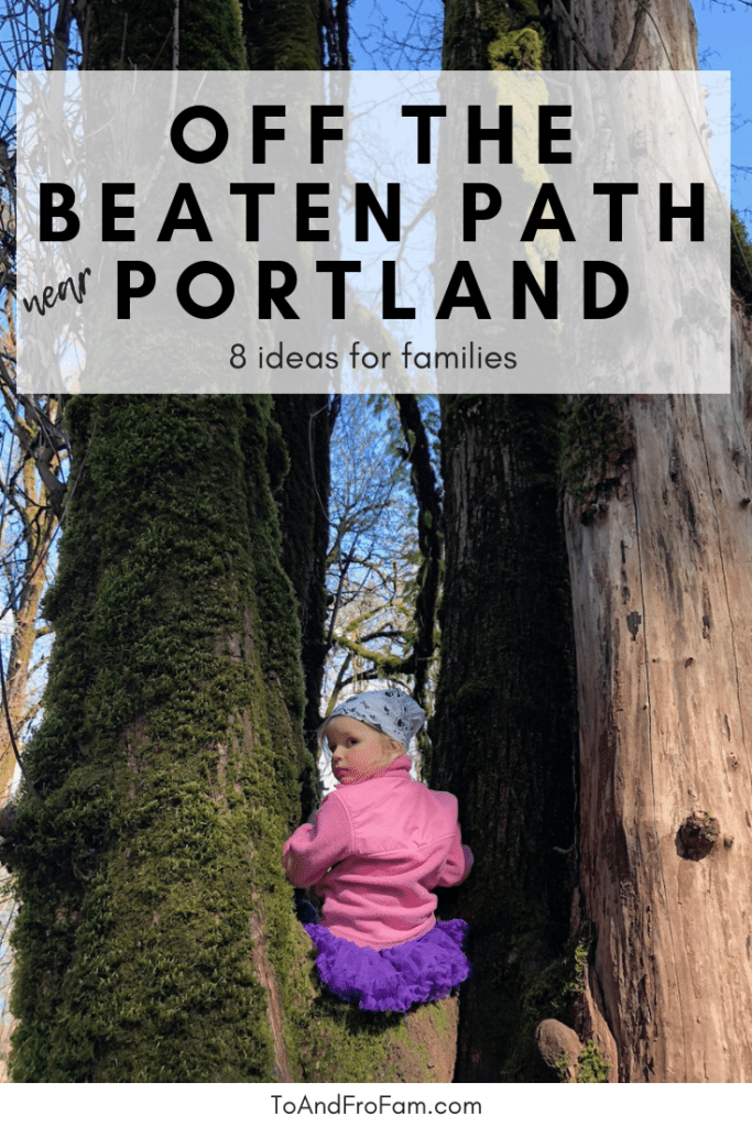 Are you taking a staycation in Portland with kids? These 8 off the beaten path ideas are for you! To & Fro Fam