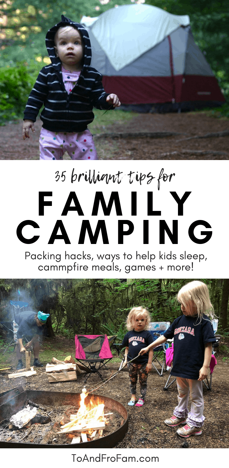 36 fun family camping hacks, activities + games to save your sanity