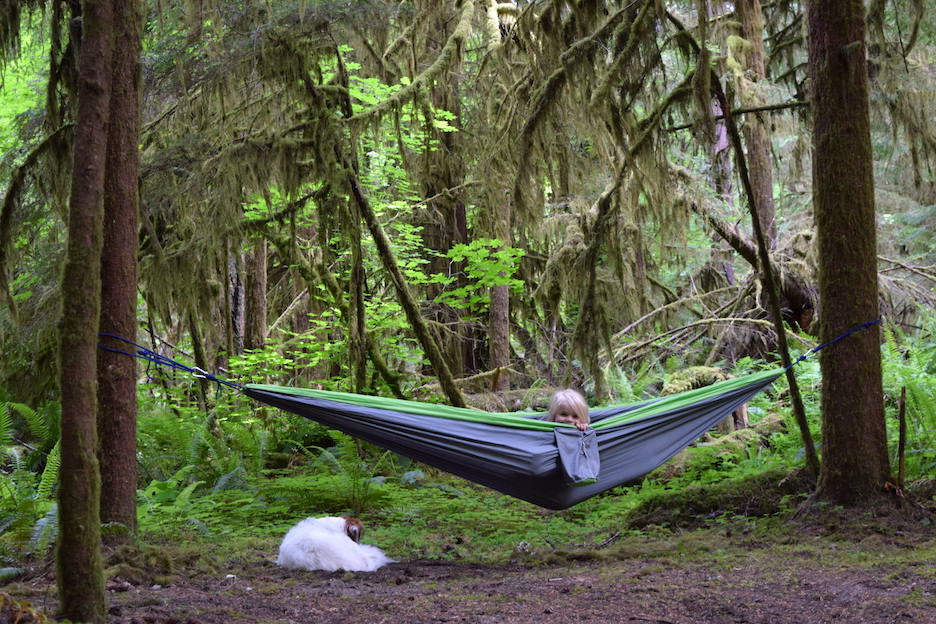 The must-pack camping gear for camping with kids, including a hammock! To & Fro Fam
