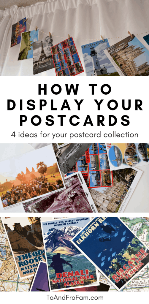 How to Store and Display Your Postcards  Postcard display, Vintage postcard  display, Postcard collection