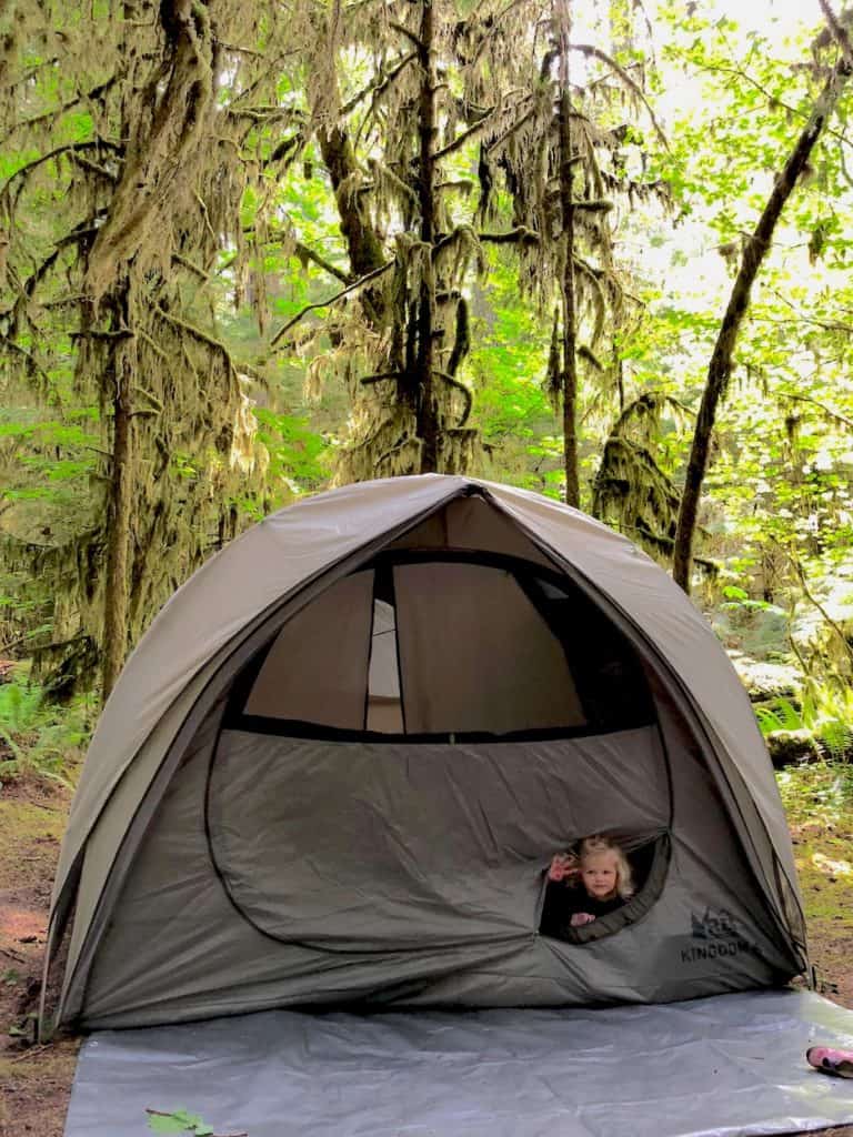 How to get kids to sleep in a tent, plus 34 other tips for camping with kids. To & Fro Fam