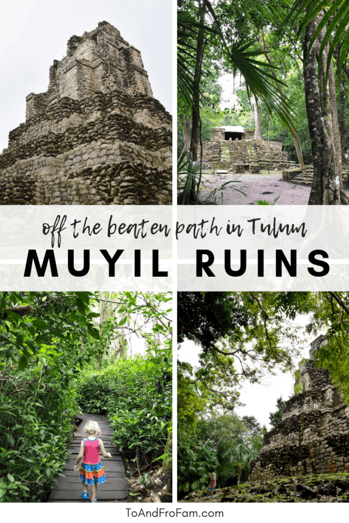 What to do in Tulum, Mexico: Head to the Muyil Ruins and hike the Sian Ka'an Biosphere. To & Fro Fam