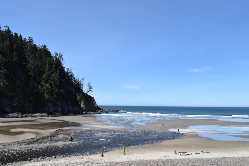 This kid friendly hike on the Oregon Coast leads to a gorgeous beach popular with surfers! To & Fro Fam