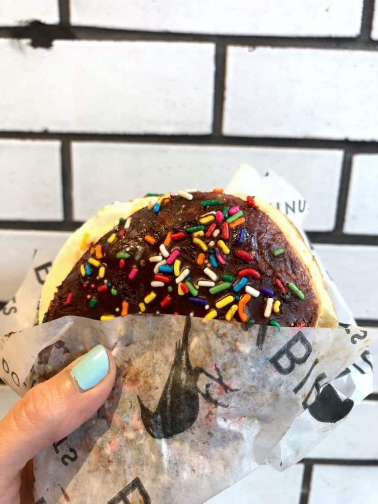 The best dessert in Boston, including this donut ice cream sandwich! To & Fro Fam