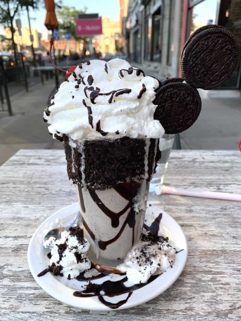 Best dessert in Boston, the Oreo frappe! To & Fro Fam