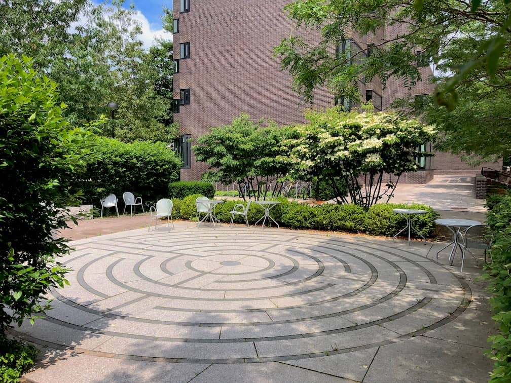 What to do in Cambridge, Massachusetts, including walking the labyrinth at Harvard Divinity School / To & Fro Fam