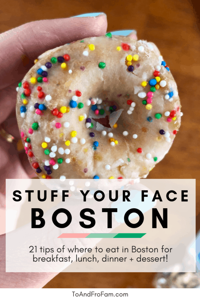Where to eat in Boston: The best Boston restaurants from breakfast and cafes, to fancy dinner and budget lunches, and of course where to get the best donuts in Boston! To & Fro Fam
