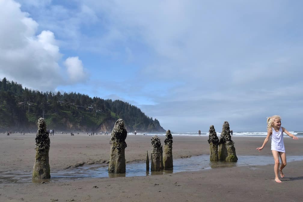 Neskowin Ghost Forest on the Oregon Coast - things to do in Oregon / To & Fro Fam