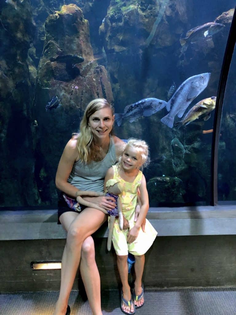 Oregon Coast Aquarium family sleepover / To & Fro Fam