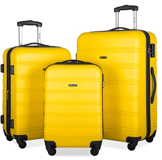 Travel tips: Bright yellow suitcases will never get lost when you travel