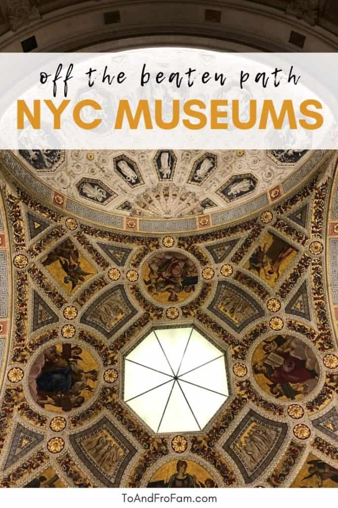 11 unique museums in NYC WITHOUT crowds - perfect for Instagram in New York City. To & Fro Fam