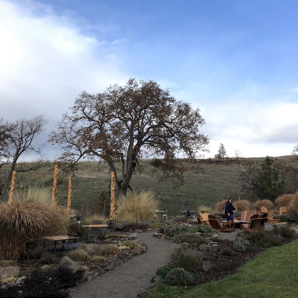 Wine tasting on the Columbia River Gorge: Washington winery Syncline, a gorgeous spot for outdoor wine tasting. To & Fro Fam