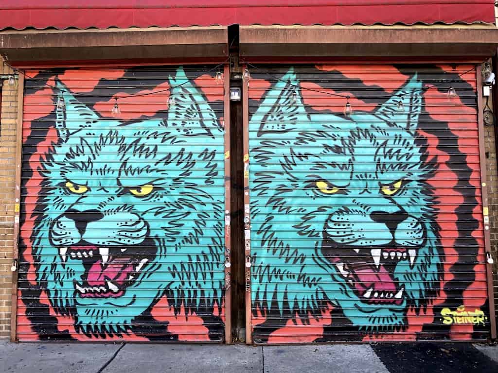Bushwick street art in Brooklyn / To & Fro Fam