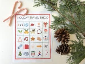 Holiday Travel Bingo: Free printables for family travel this holiday