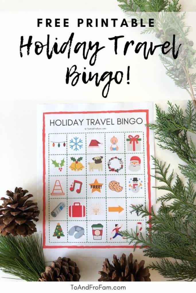 My #1 family travel tip: Keep plane rides and road trips fun! This free Holiday Travel Bingo activity is my favorite hack to keep kids entertained on vacation. Download it here! To & Fro Fam