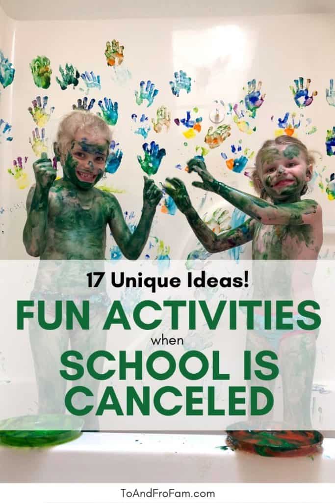 17 fun outdoor and indoor activities for kids: Is school canceled? Here's how to keep your children happy while you're at home. To & Fro Fam