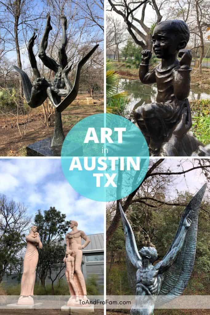 If you're planning Texas travel, hit up this unique thing to do in Austin: An outdoor sculpture garden and museum near Downtown Austin, TX. To & Fro Fam