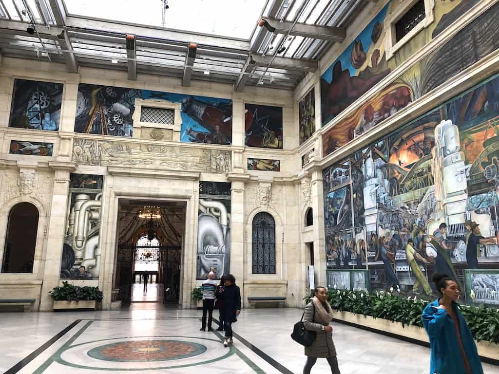 Detroit art museums: The DIA is famous for its 27 murals by Diego Rivera. Don't miss this Detroit museum (and 3 others within easy walking distance). To & Fro Fam