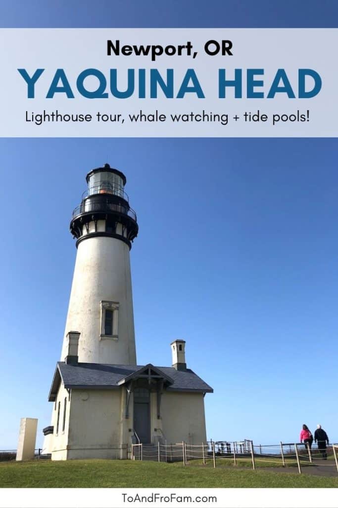 The Oregon Coast is full of things to do, including visiting Yaquina Head Lighthouse! It's the tallest lighthouse in Oregon, and its beach is home to seabirds, tide pool creatures, sea lions and even whales. To & Fro Fam