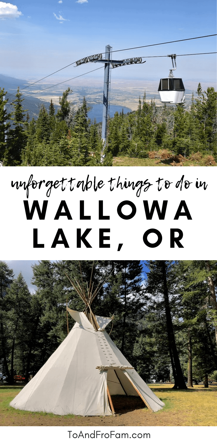 Things to do in Eastern Oregon: Explore Wallowa Lake and the gorgeous area around it. To & Fro Fam