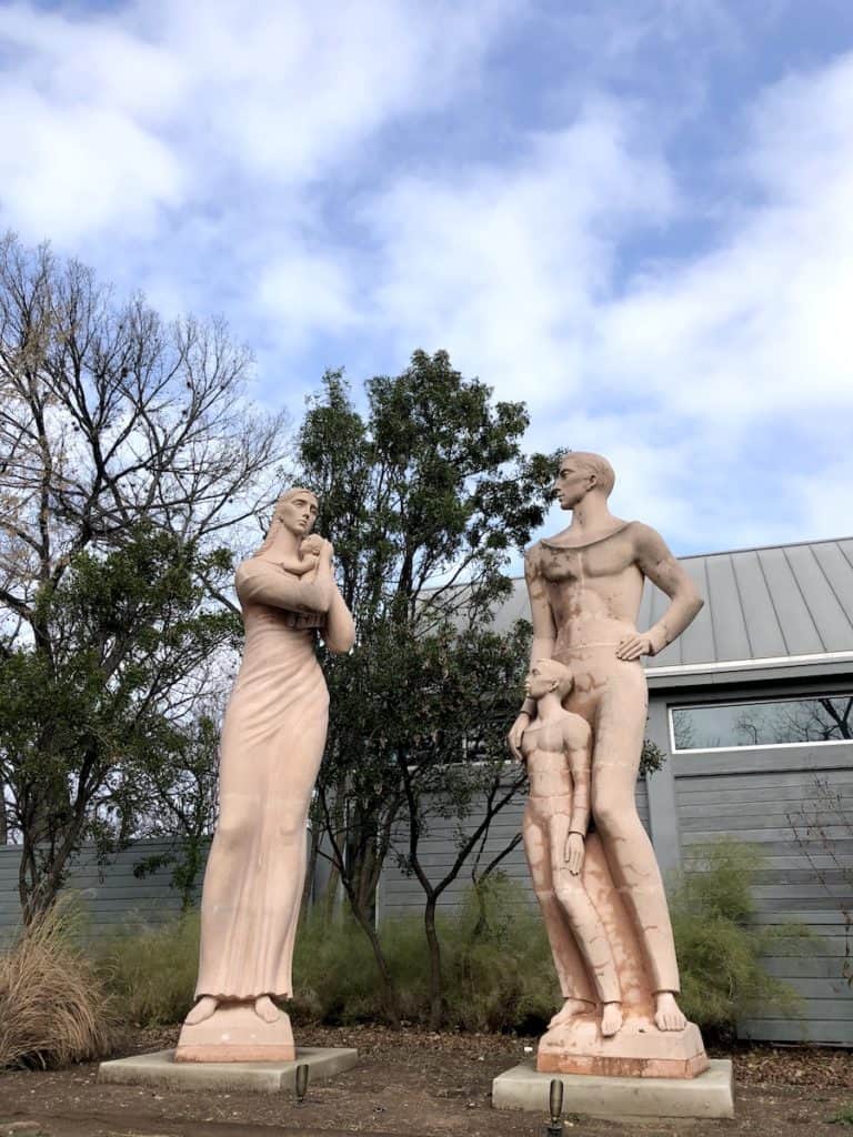 Austin art and museums: The Umlauf sculpture garden displays dozens of sculptures by Charles Umlauf outdoors in this must-do activity in Austin, TX. To & Fro Fam