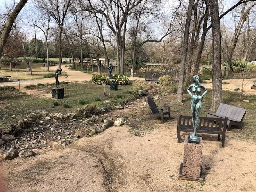 Walk through the sculpture garden in Austin, Texas: A unique thing to do in Austin for sure! To & Fro Fam