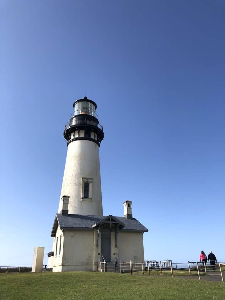 Oregon Coast Lighthouses: Yaquina Head Lighthouse between Lincoln City and Newport, OR is the state's tallest. Plus, see nesting birds, anemones in the tide pools and gray whales. To & Fro Fam