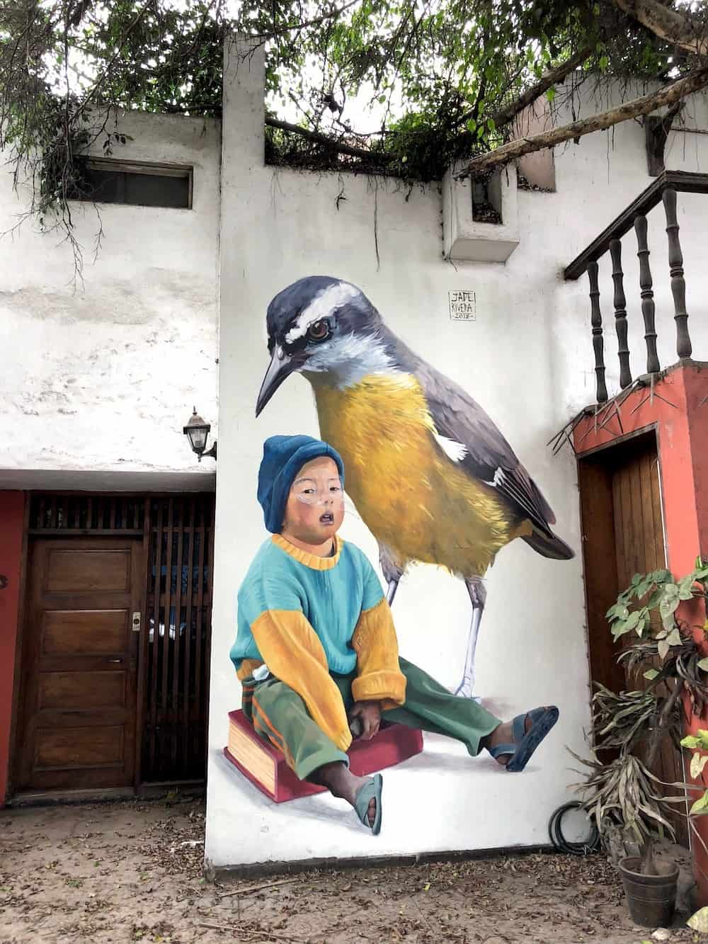 One of the best things to do in Barranco, Lima is explore this neighborhood's street art. To & Fro Fam