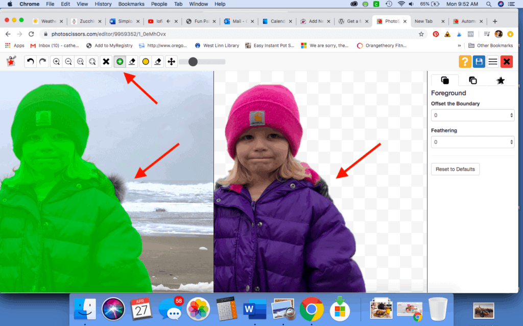 Easily change the background of a photo without Photoshop. Click for the detailed tutorial. To & Fro Fam