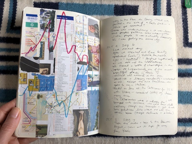 Travel journal ideas: 8 ways to organize vacation photos, ticket stubs, maps and more in an artistic way—that doesn't take hours or artistic skill! To & Fro Fam