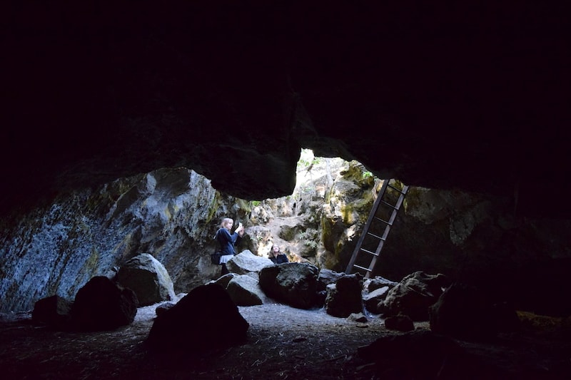 Skylight Cave, Oregon: One of the most dramatic spots in Oregon is also out of the way, so it doesn't get a ton of visitors. This destination near Sisters, OR in Central Oregon is stunning and deserves a spot on your Oregon bucket list!