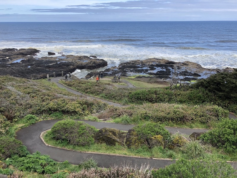 Cook's Chasm on the Oregon Coast is also home to Thor's Well. Visit this little wayside along Highway 101 at high tide to see the most dramatic displays. Then stop at Cape Perpetua, Yachats, or these other cool things to do nearby. 