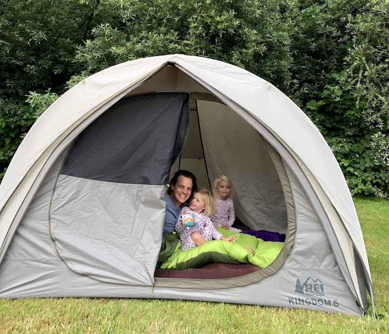 Family camping is *so fun*! But summer camping is also hot. Keep you and the kids comfortable with these hot weather camping hacks. To & Fro Fam