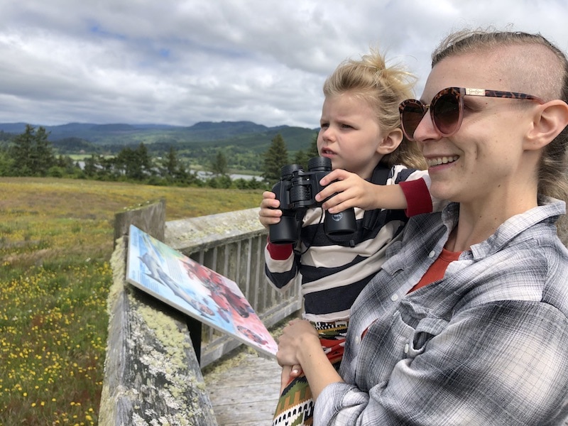 Looking for things to do on the Oregon Coast? Nestucca Bay National Wildlife Refuge offers whale watching, family-friendly hiking, wildflower trails, fishing + more. This free park is between Neskowin and Pacific City, OR. To & Fro Fam