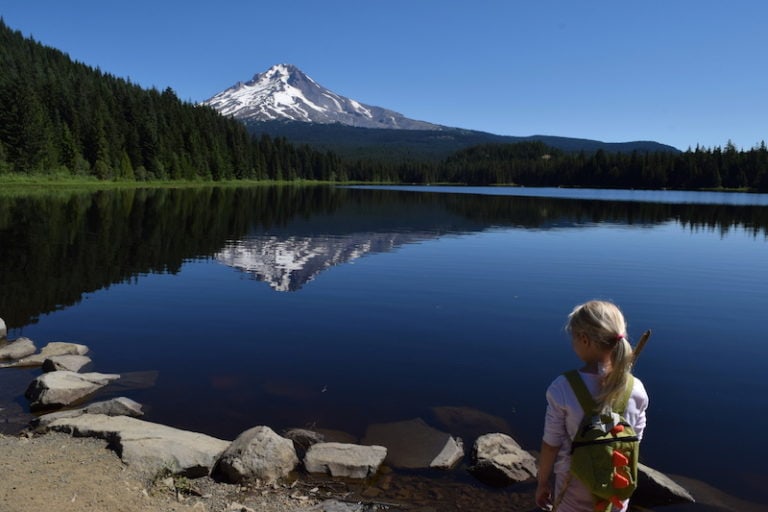 Peaceful Trillium Lake camping, hikes and more on Mt. Hood near Portland